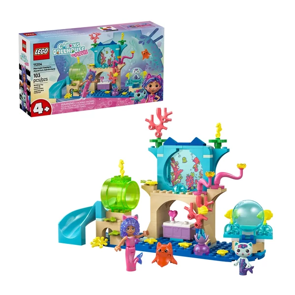LEGO® Gabi babaháza: Sellő Gabi kalandjai a víz alatti világban (11204)