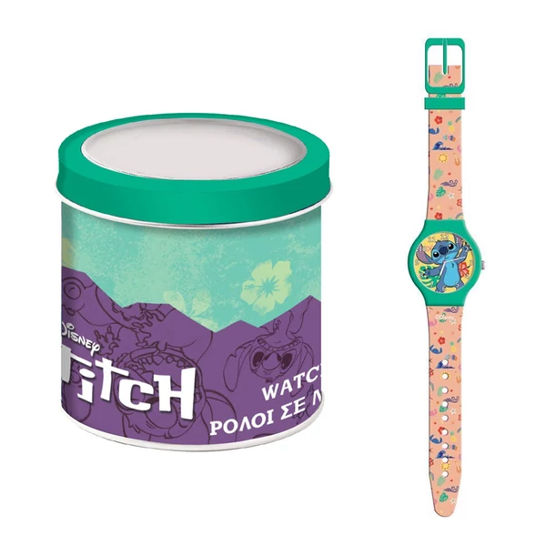 Luna: Lilo & Stitch analóg karóra fém díszdobozban