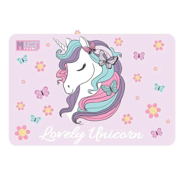 Luna: Must Team Unikornis mintás asztali könyöklő 43x29cm