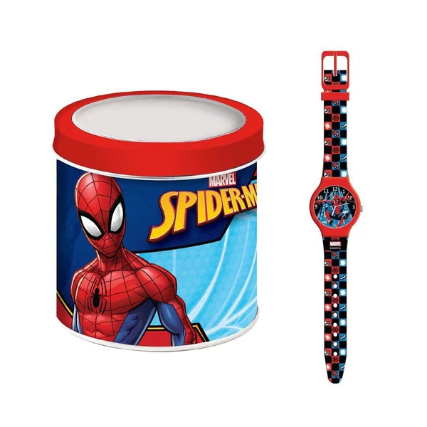 Luna: Pókember analóg karóra fém díszdobozban