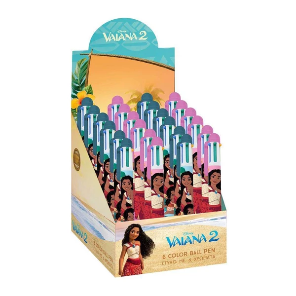 Luna: Vaiana 2 6 színű golyóstoll többféle 1db