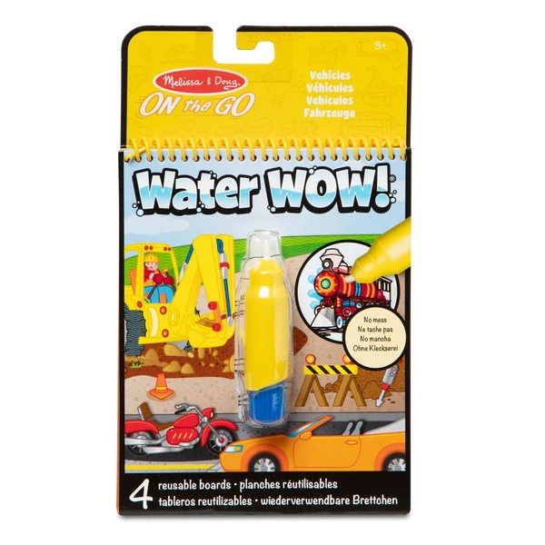 Melissa&Doug: Water WOW! Rajzolás vízzel - Járművek – Spin Master