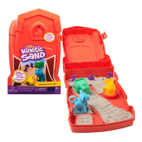 Kinetic Sand: Első farm játékszett - Spin Master