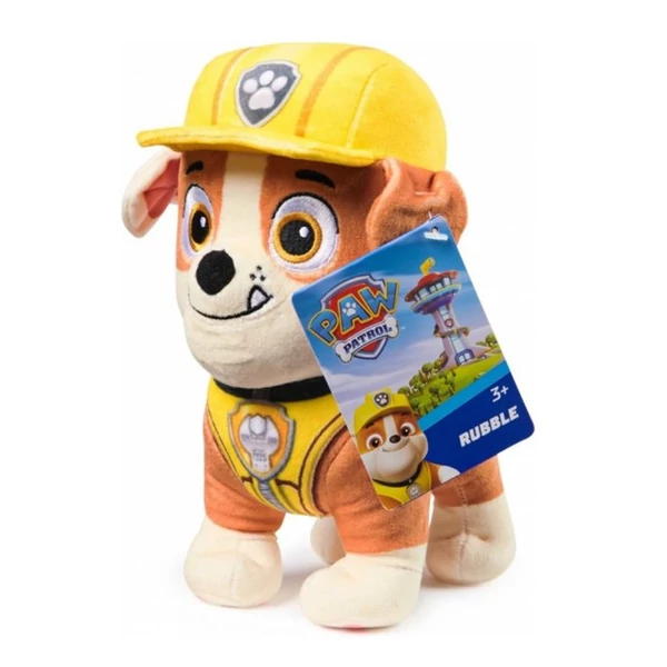 Mancs őrjárat: Rubble plüss figura 17cm - Spin Master