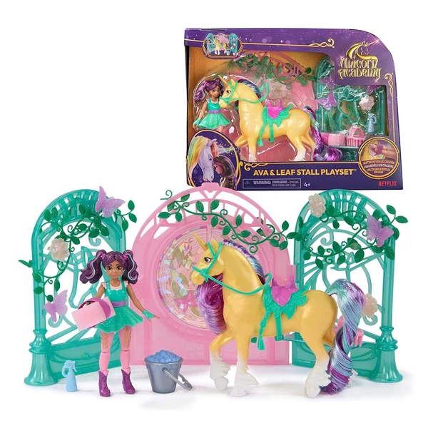 Unikornis Akadémia: Ava és színváltós Leaf játékszett - Spin Master