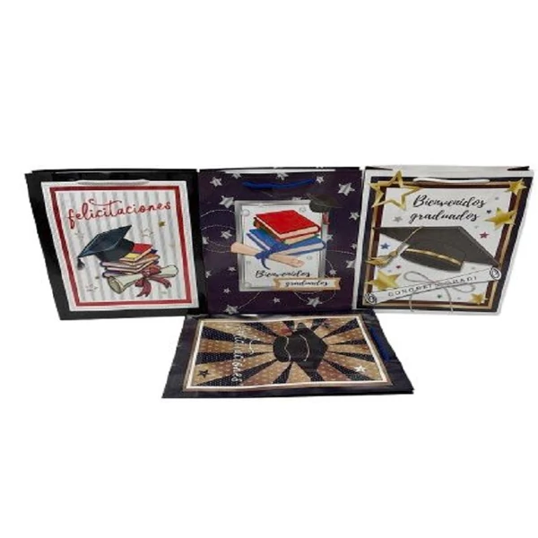 Ballagási ajándéktasak többféle változatban 30x23x8cm 279244