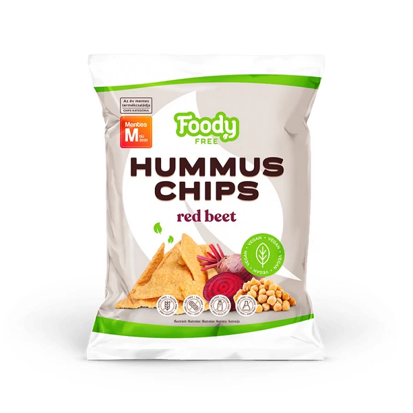 Foody free humuschips céklával 50g
