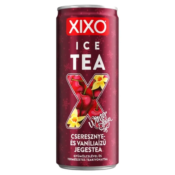 Xixo winter edition Ice Tea cseresznye-vanília jegestea 0,25L - csak egyedi szállítással vagy személyes átvétellel