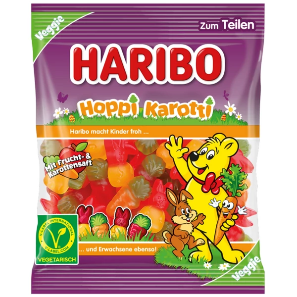 Haribo hoppi karotti gumicukor 175g