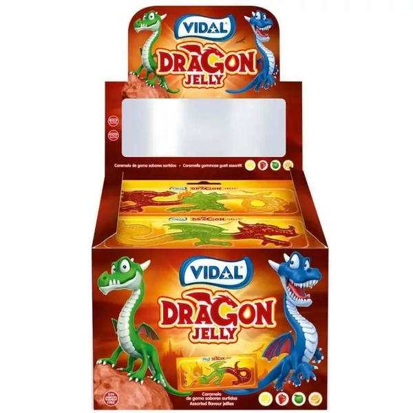 Vidal Dragon jelly gumicukor 22x33g