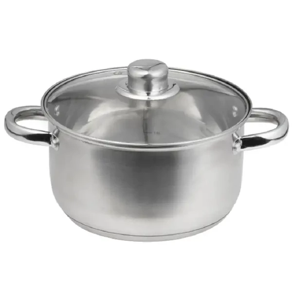 Domotti Rozsdamentes fazék fedővel 3,1L 20cm