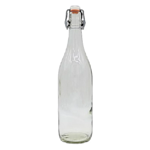 Pálinkás üveg csattal 1L