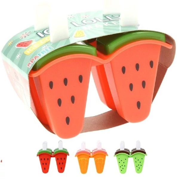 Gyümölcs alakú fagyikészítő forma 4db-os kiszerelésben többféle változatban 170488540