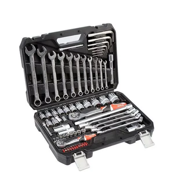 YATO Dugókulcs készlet 77 részes 1/4 col & 1/2 col CrV (YT-38781)