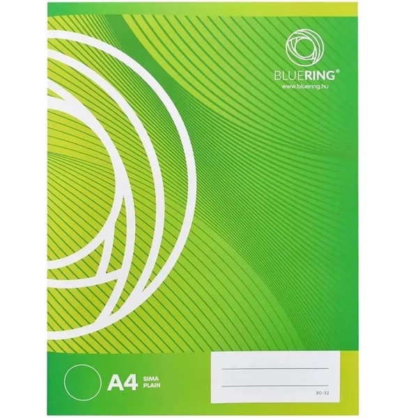 Sima füzet A/4-es méretben P1111-1261