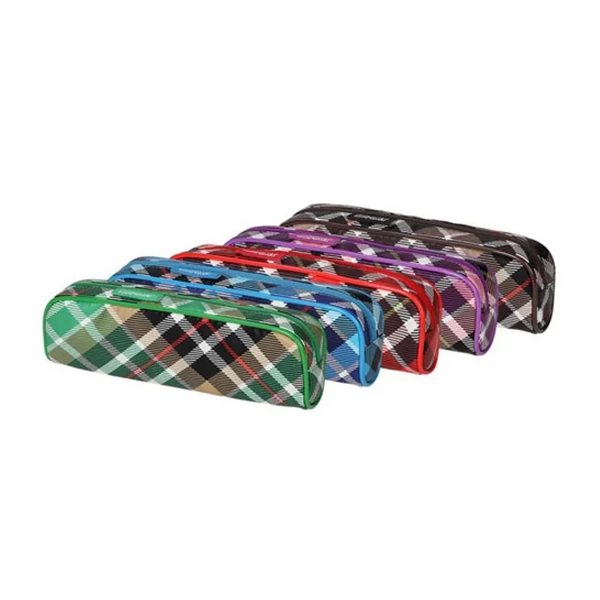 Spirit: Quattro hengeres kockás tolltartó 1db - barna