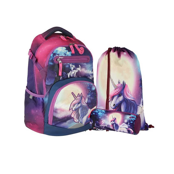 Spirit: Be Magical mintás iskolatáska, hátizsák 3db-os szett