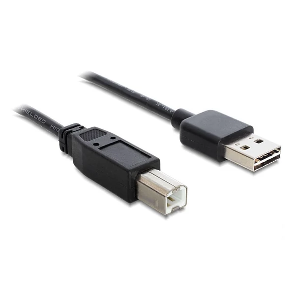 Delock EASY-USB 2.0 -A apa > USB 2.0-B apa kábel, 1 m