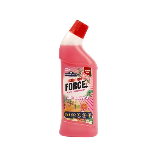 General fresh action gel force WC tisztító virág illattal 1L