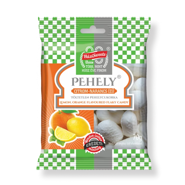 Pehelycukor 70g citrom-narancs házisweets