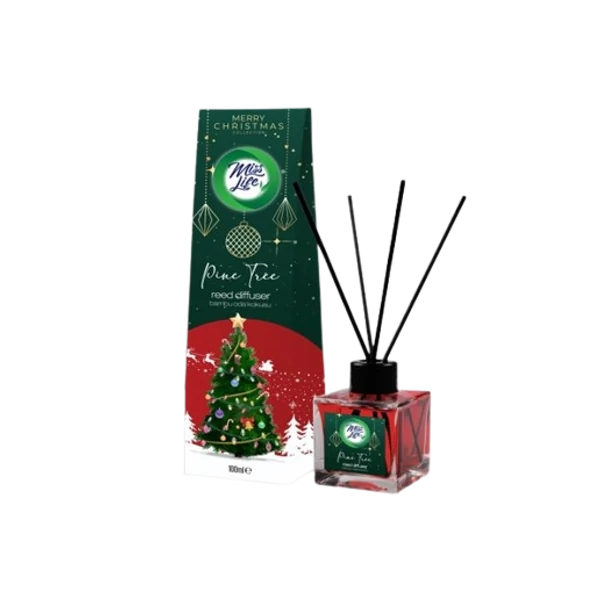 Miss Life Karácsonyi pálcikás illatosító 100ml fenyő illatú 88864