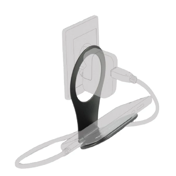 Delock Fekete mobiltelefontöltő tartó csatlakozóaljzathoz