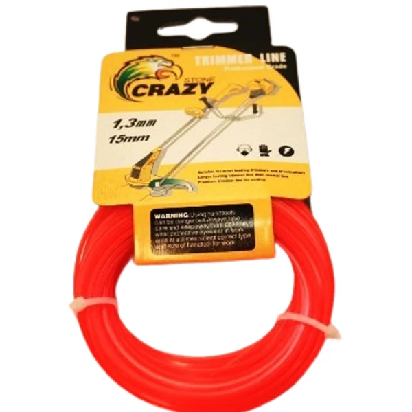 Műanyag vágószál 2,4mmx15m négyzet, profi, papír blisteren (GP0029)