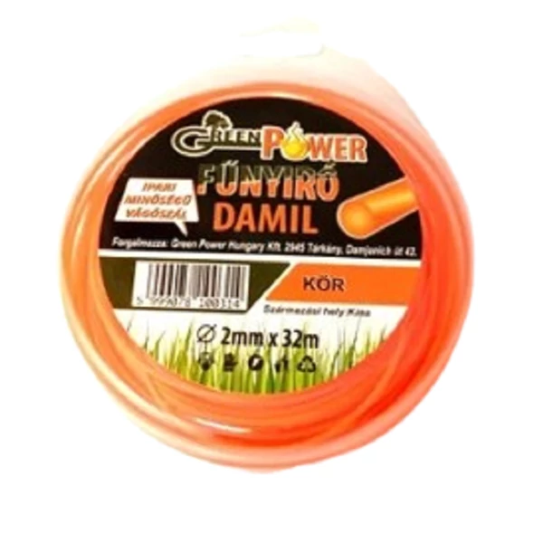 Műanyag vágószál 1,65mmx48m kör, profi, műanyag blisteren (GP0030)