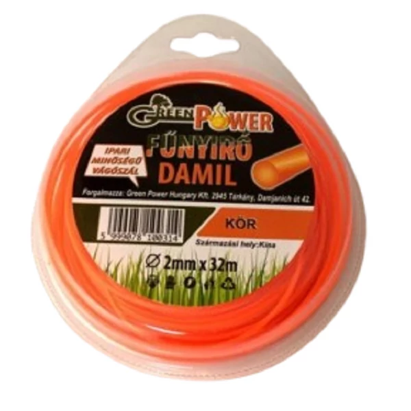 Műanyag vágószál 1,65mmx42m négyzet, profi, műanyag blisteren (GP0033)