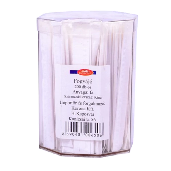 Korona csomagolt fogvájó 200db