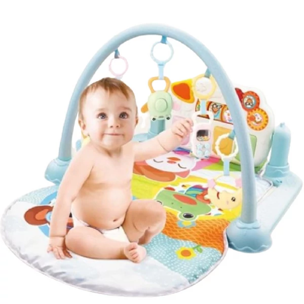 PianoGym Állatos bébi játszószőnyeg zongorával