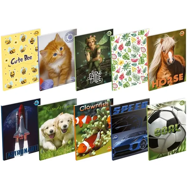 T-Creativ mintás felületű sima notesz A/6 40lapos 