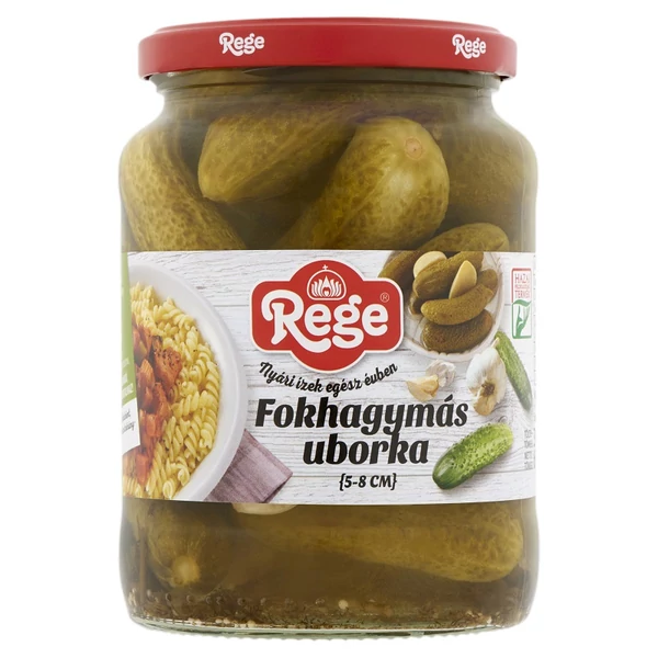 Rege fokhagymás csemege uborka 5-8cm 680g