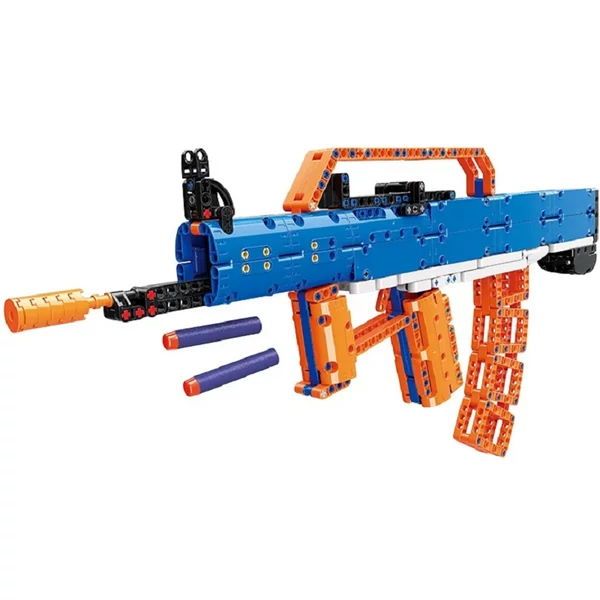 Type-95 játék gépkarabély puska – 10db szivacs tölténnyel | 528 db építőkocka | építőjáték | QMAN 52004