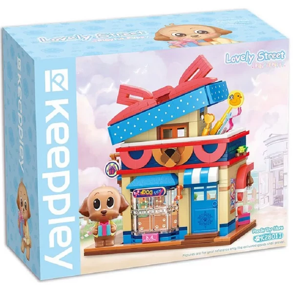 Poodle kutyus játékboltja | építőjáték | QMAN K28011