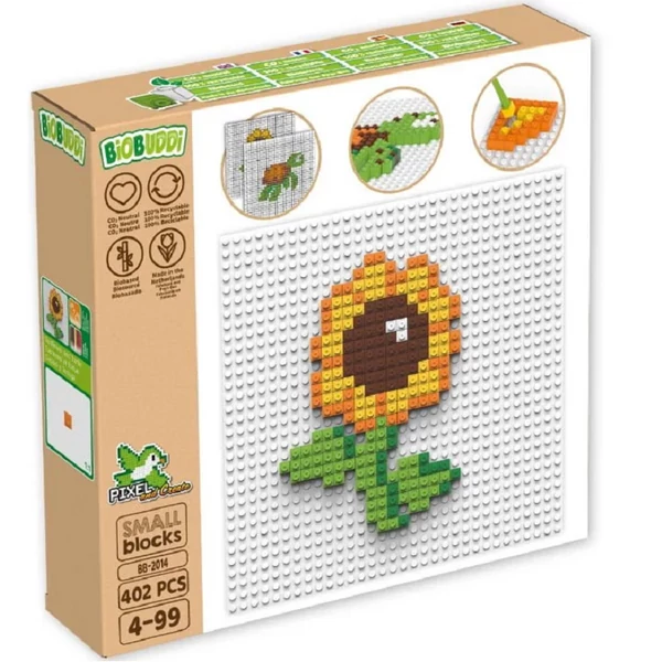 Napraforgó vagy teknős | mozaik készlet | 400 db mozaik | BiOBUDDi BB-2014