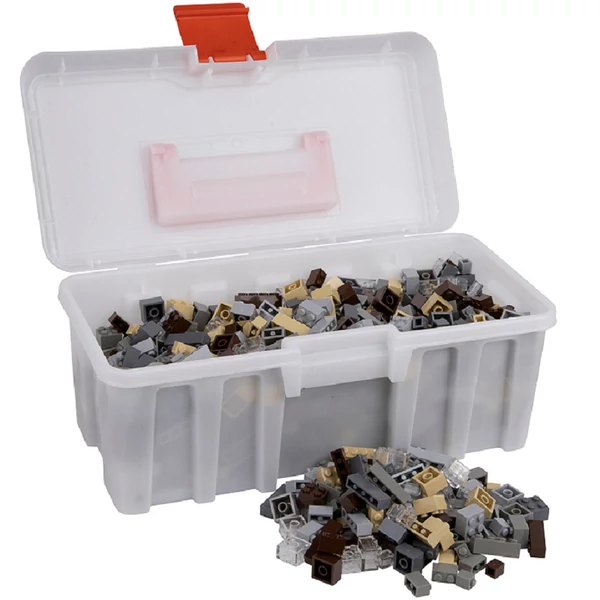 Vegyes építőkocka készlet különböző színekben (alapkockák) | építőkocka készlet | 750 db építőkocka | Q-BRiCKS®