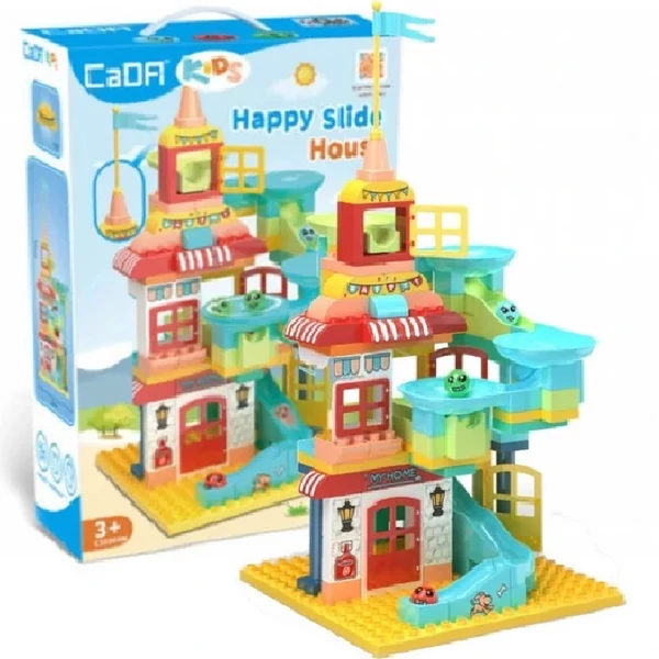 CaDA® C31003W - Vidám csúszdaház