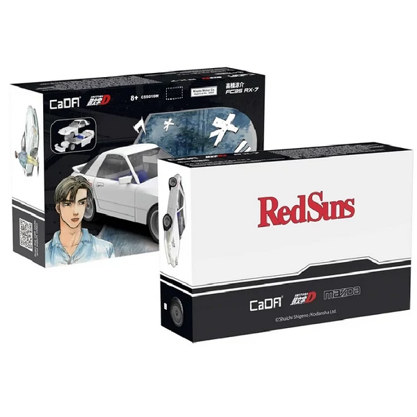 CaDA® C55016W - Initial-D Mazda RX7-FC3S sportautó