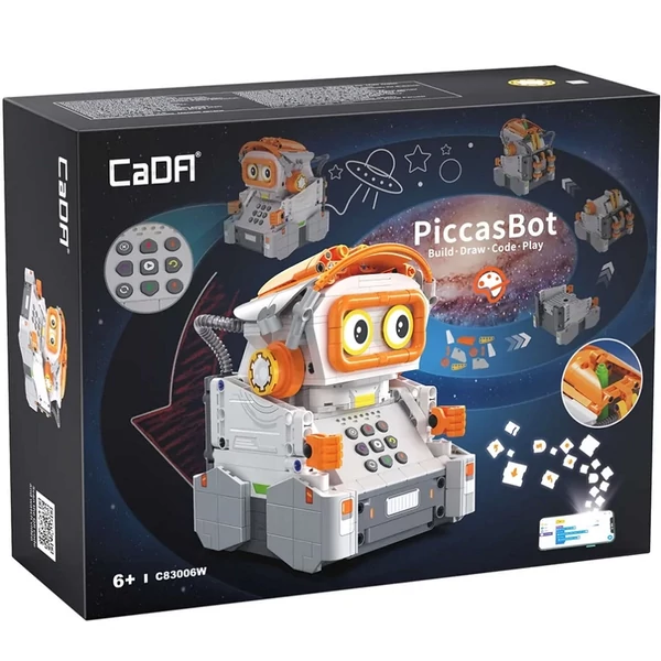 CaDA® C83006W - Távirányítós Rajzoló, Kódoló Robot