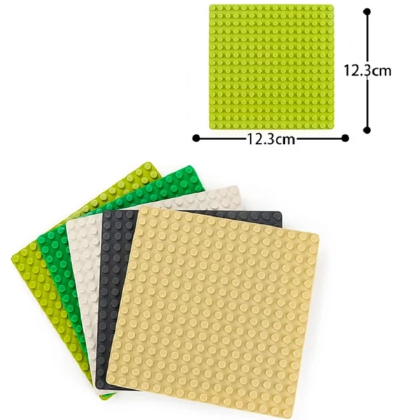 WANGE® 8802 | építőjáték alaplap | 16x16 bütyök - Több színben - limezöld