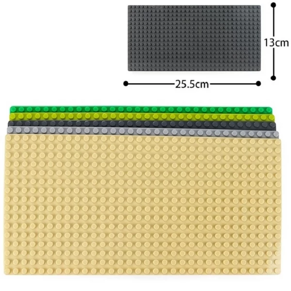 WANGE® 8805 | építőjáték alaplap | 16x32 bütyök  - Több színben - fehér