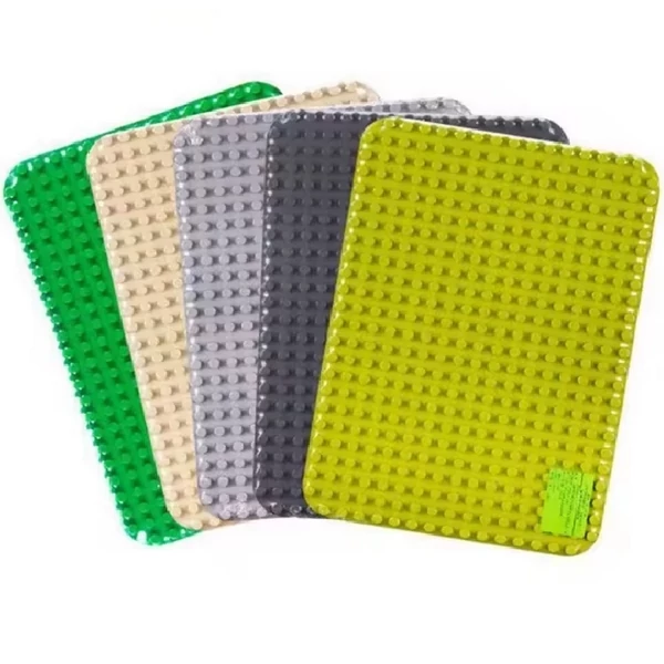 WANGE® 901 | építőjáték alaplap nagy méretű kockákhoz | 24x17 bütyök - Több színben - limezöld