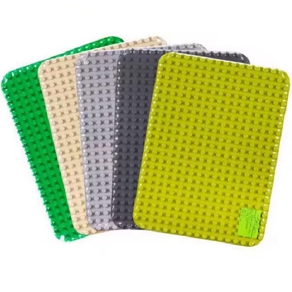 WANGE® 901 | építőjáték alaplap nagy méretű kockákhoz | 24x17 bütyök - Több színben - sötétzöld