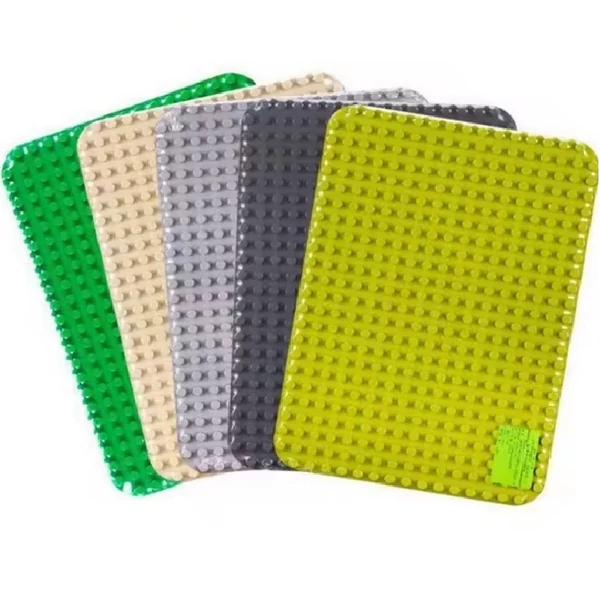 WANGE® 901 | építőjáték alaplap nagy méretű kockákhoz | 24x17 bütyök - Több színben - világosszürke