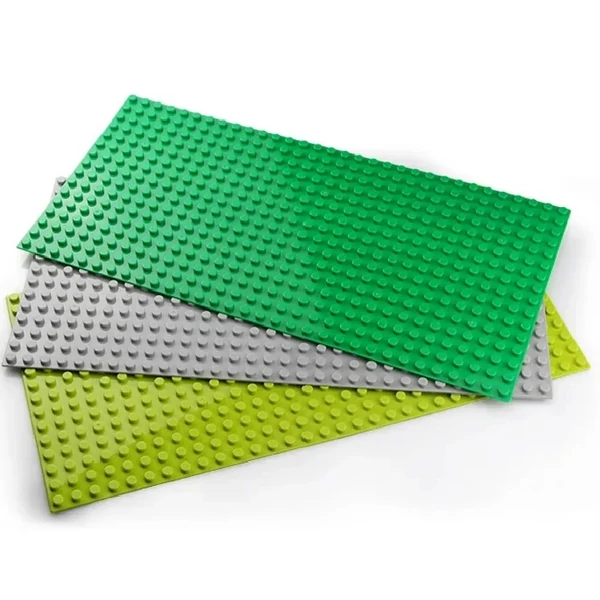 WANGE® 902 | építőjáték alaplap nagy méretű kockákhoz | 32x16 bütyök - Több színben - sötétszürke