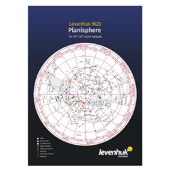 Levenhuk M20 nagyméretű planiszféra (EN) - 60876