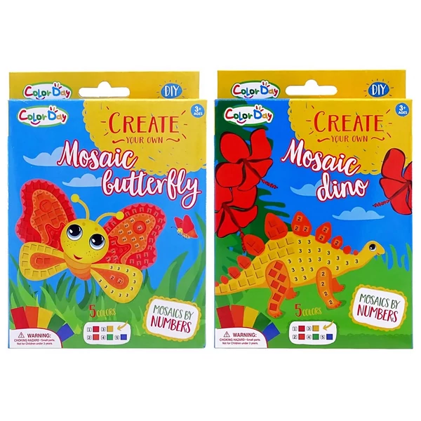 Állatos mozaik kreatív szett 82361 - pillangó