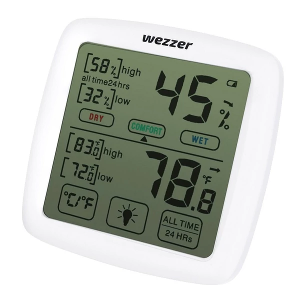 Levenhuk Wezzer Teo TH30 hőmérséklet- és páratartalom-mérő készülék - 81399