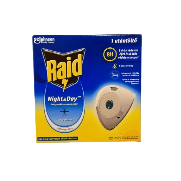 Raid szúnyogriasztó korong utántöltő 1db